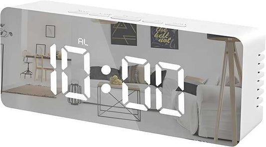 LED Digital Alarm Clock – Modern Glow Design for Bedroom & Desk