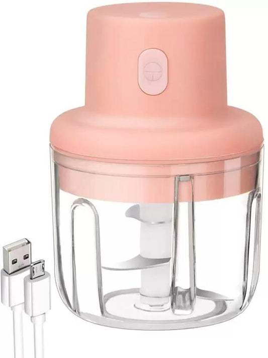Mini Electric Garlic Chopper – Chop Garlic, Onions & Veggies in Seconds