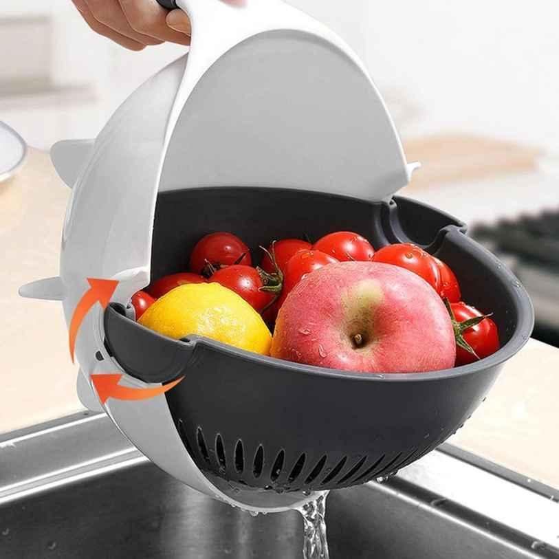 7-in-1 Vegetable Cutter – Chop, Slice & Rinse in Seconds